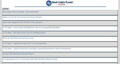 Desktop Screenshot of mobile.drumcorpsplanet.com